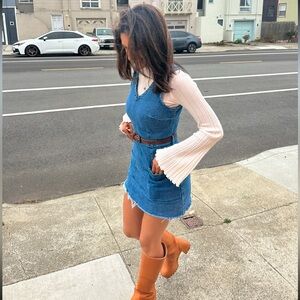 1970s Denim Dress 🌼☮️